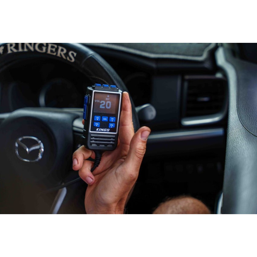 Kings UHF CB Radio - 5W -80 Channel UHF- Remote Display Unit + UHF Aerial