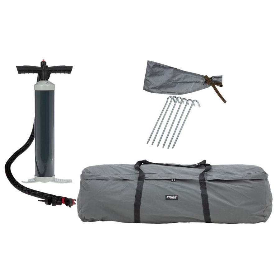 Big Daddy Air Double Inflatable Swag +2in1 Lithium Rechargeable Light/Fan