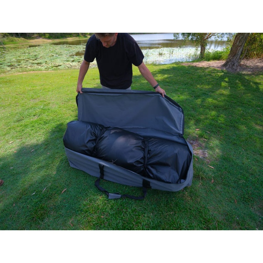 Big Daddy Air Double Inflatable Swag +2in1 Lithium Rechargeable Light/Fan