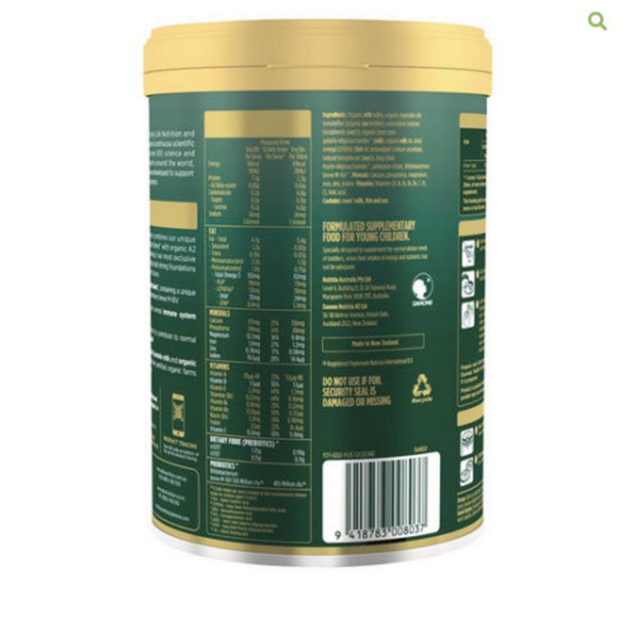 Aptamil Essensis Organic A2 Protein Stage 3 Toddler Formula 900g