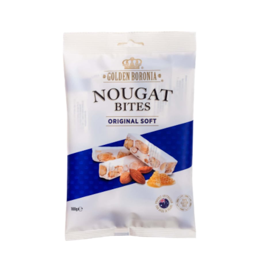 Golden Boronia Nougat Bites Original Soft 100g