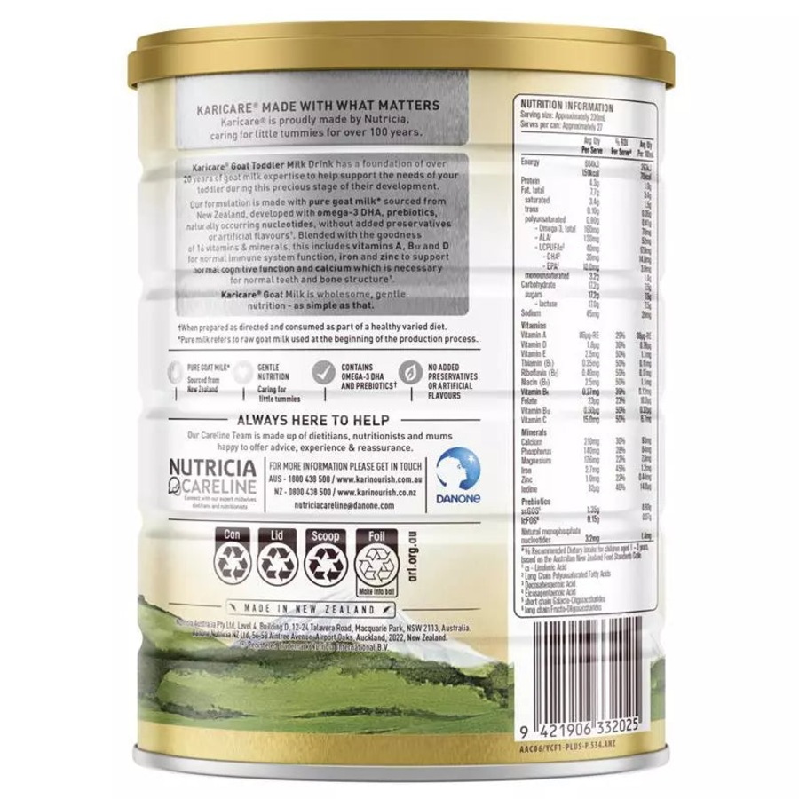 Karicare Goat Milk Toddler Formula 900g