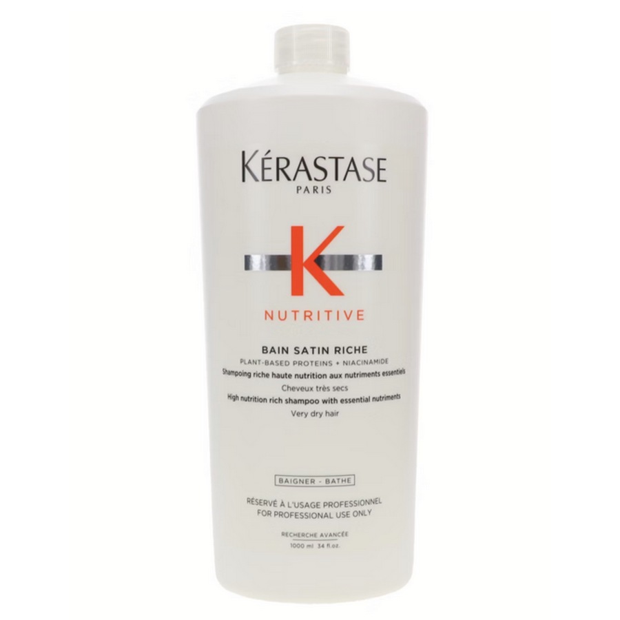 Kerastase Nutritive Bain Satin Riche Shampoo 1000ml (VERY DRY HAIR)