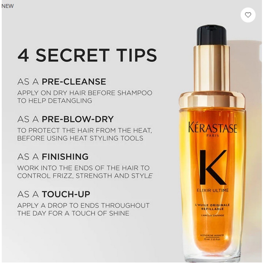 Kerastase Elixir Ultime Hair Oil Travel Size 30ml