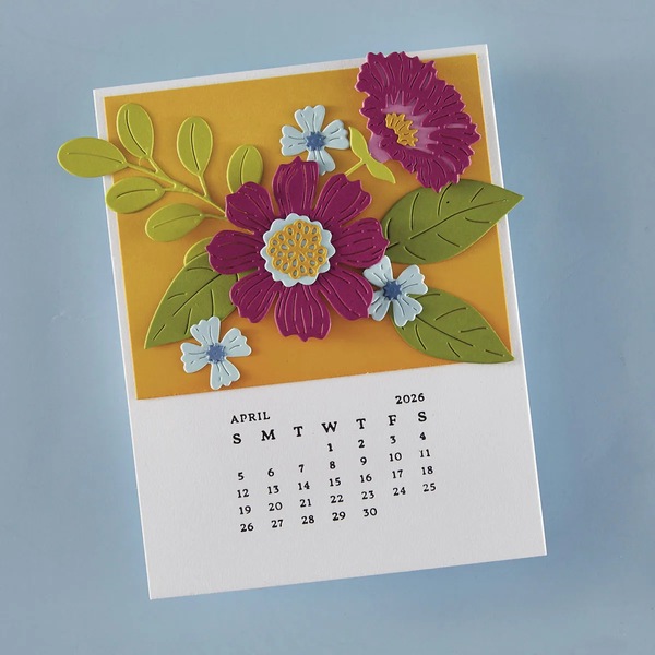 Buy Spellbinders DIY 2026 Calendar BetterPress Plate from the