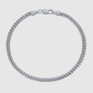 925 Sterling Silver Cuban Link Bracelet 5mm Mens Chain Rhodium Plated Jewelry