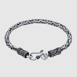 Men's 925 Sterling Silver Viking Nordic Tide Bracelet Chain Wristband Jewelry Gift