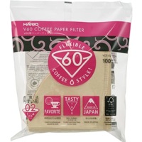Hario V60, 02 Filter Dripper Pack in Natural Brown - 100pk