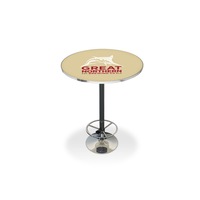 A Man & His Cave Great Northern Retro Bar Table Home Pub Round 70cm Yellow