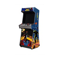 A Man & His Cave Retro Invaders 175cm Arcade Machine Classic Game Platinum
