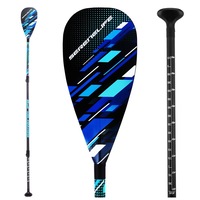 SereneLife SUP Paddle, Adjustable Paddle for Kayak, Free-Flow Inflatable SUP Stand Up Water Paddleboard