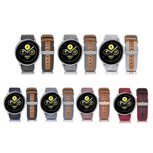 Denim & Leather Watch Straps Compatible with the Huawei 22mm Range