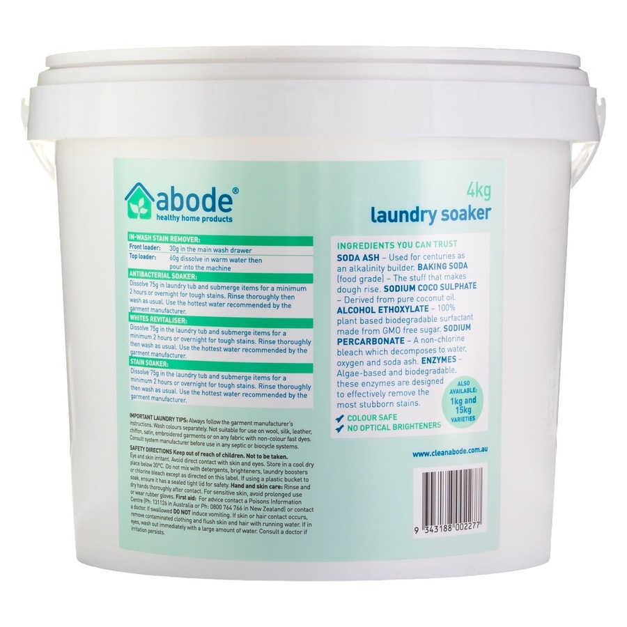 Abode Laundry Soaker High Performance 4kg