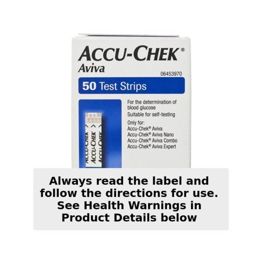 Accu-Chek Aviva Blood Glucose Test Strips 50 Pack