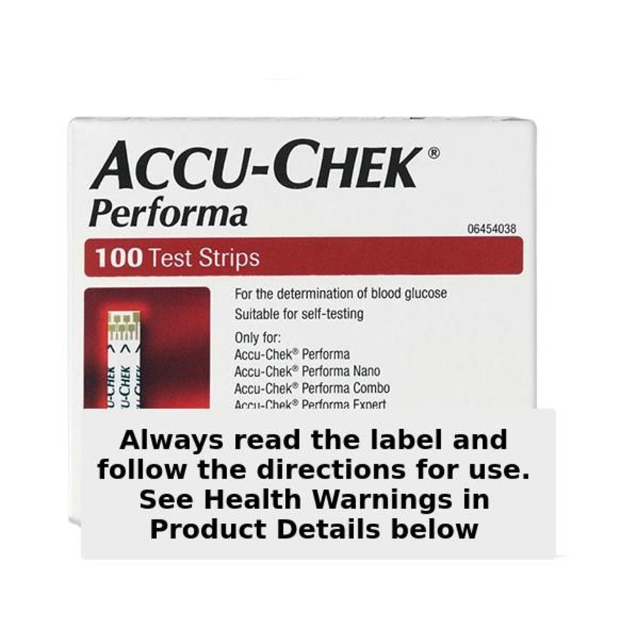 Accu-Chek Performa Blood Glucose Test Strips 100 Strips