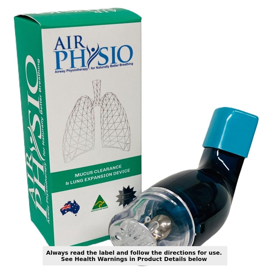 AirPhysio Mucus Clearance Device Average Lung Capacity