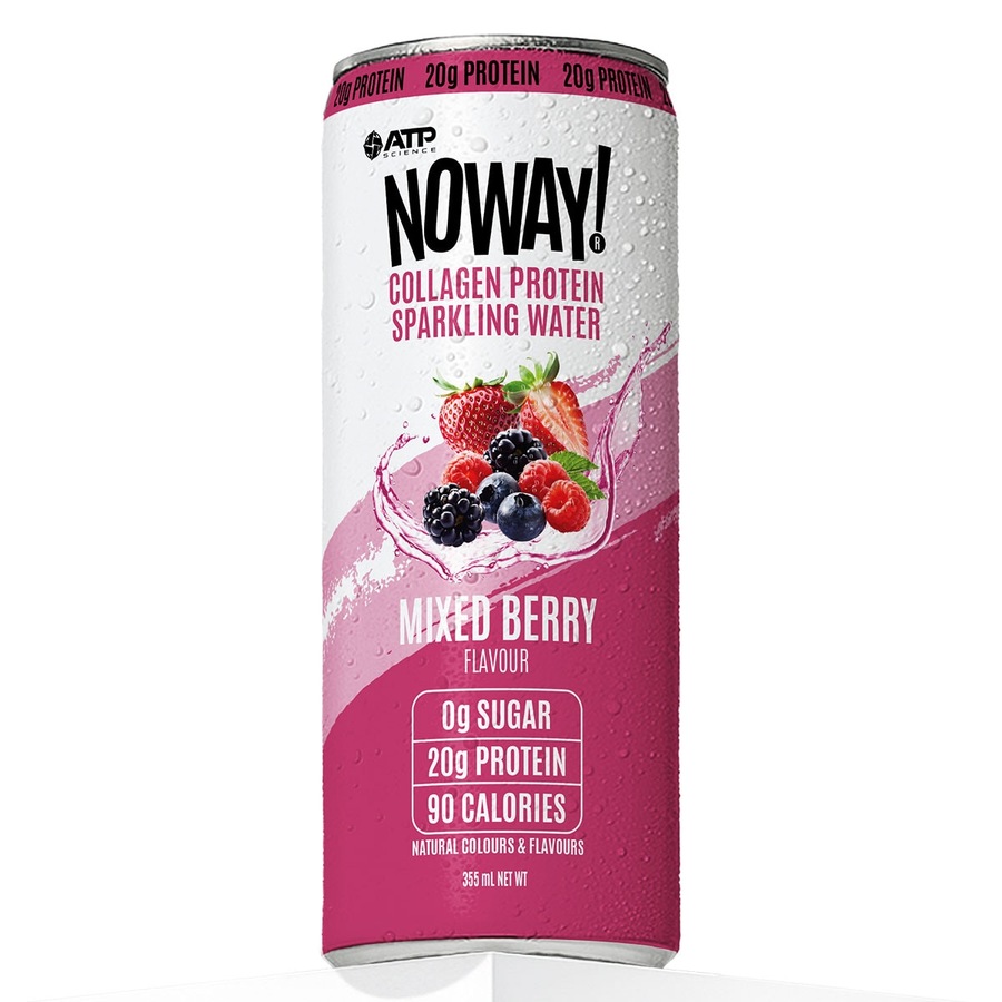 ATP Science Noway Collagen Protein Water Sparking Water Mixed Berry 355ml