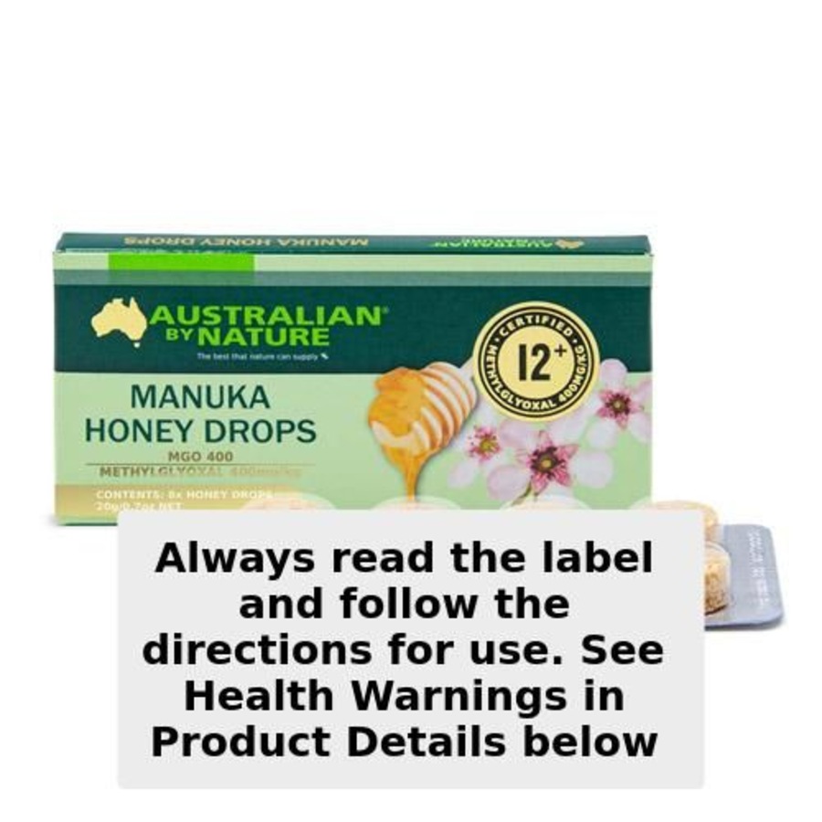 Australian by Nature Manuka Honey Drops 12+ (MGO 400) 8 Drops