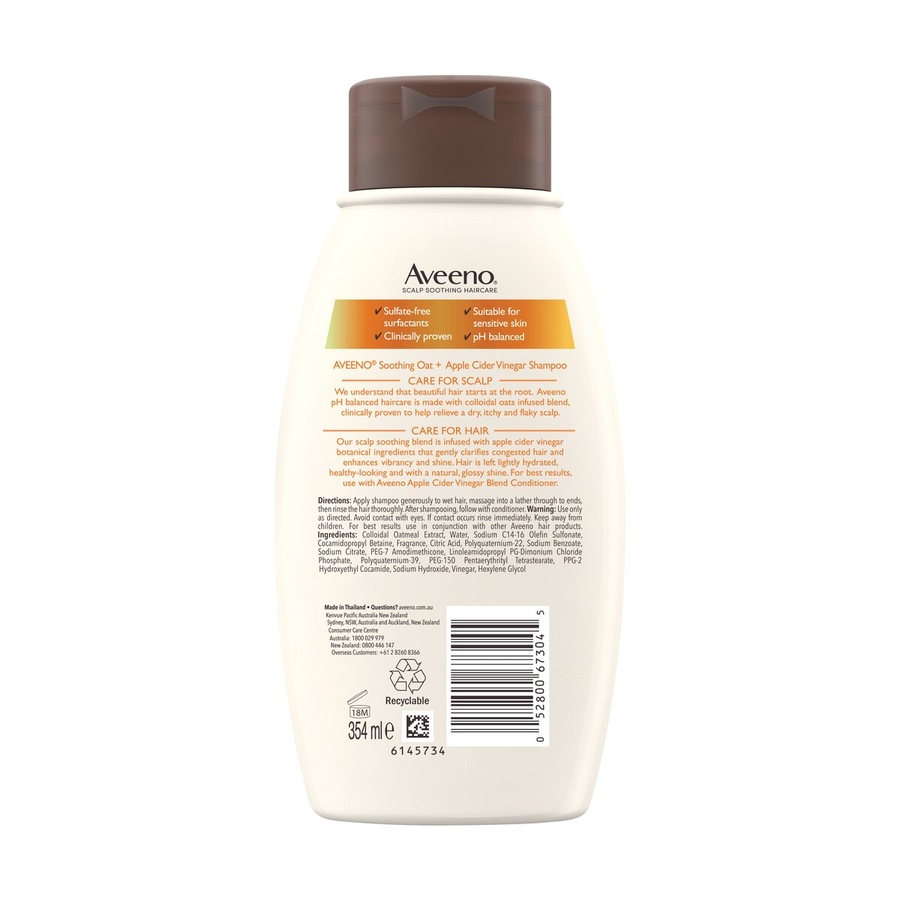 Aveeno Apple Cider Vinegar Shampoo 354ml