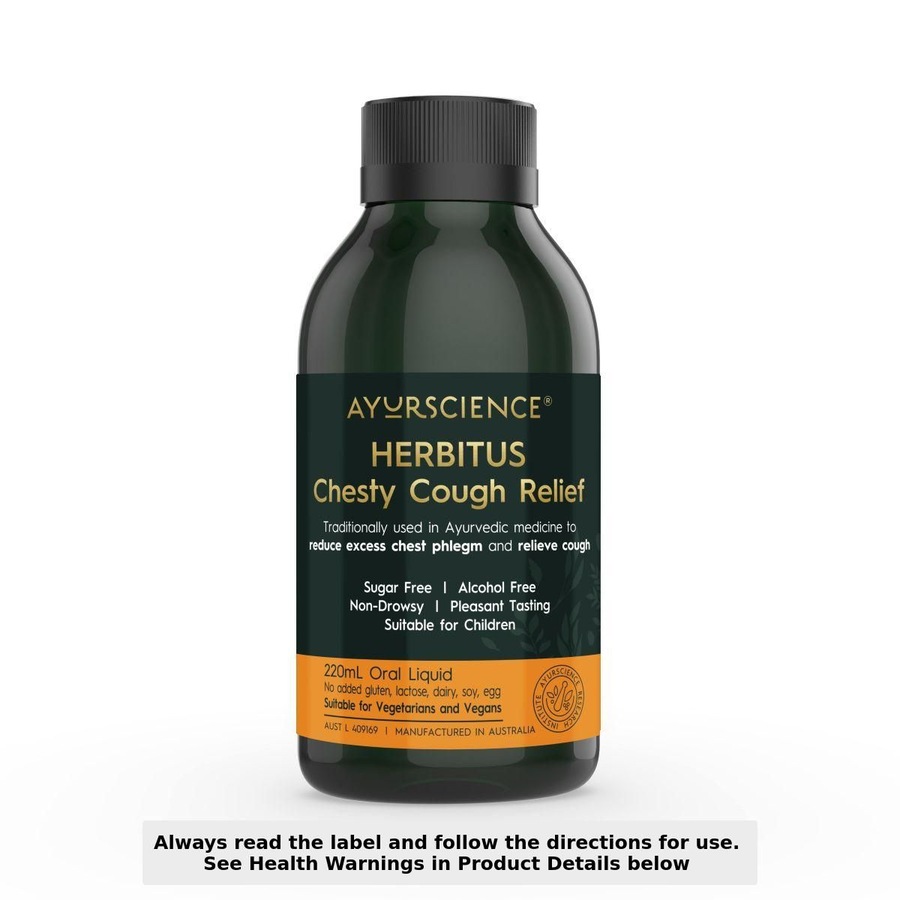 AyurScience Herbitus Chesty Cough Syrup Liquid 220ml