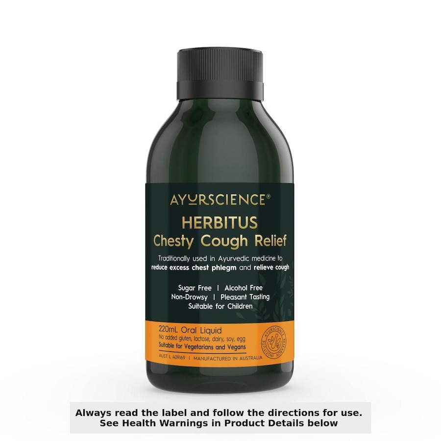 AyurScience Herbitus Chesty Cough Syrup Liquid 220ml