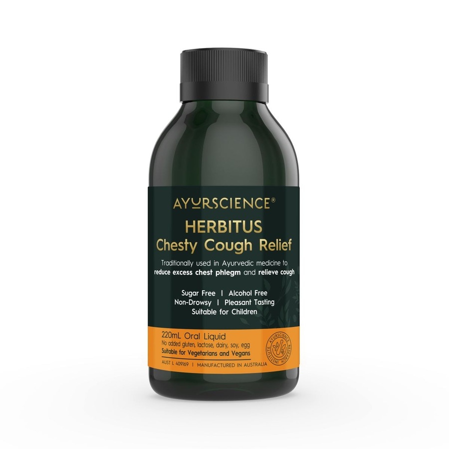 AyurScience Herbitus Chesty Cough Syrup Liquid 220ml