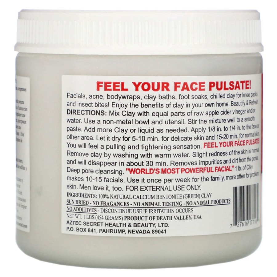 Aztec Secret Natural Indian Healing Clay 454g