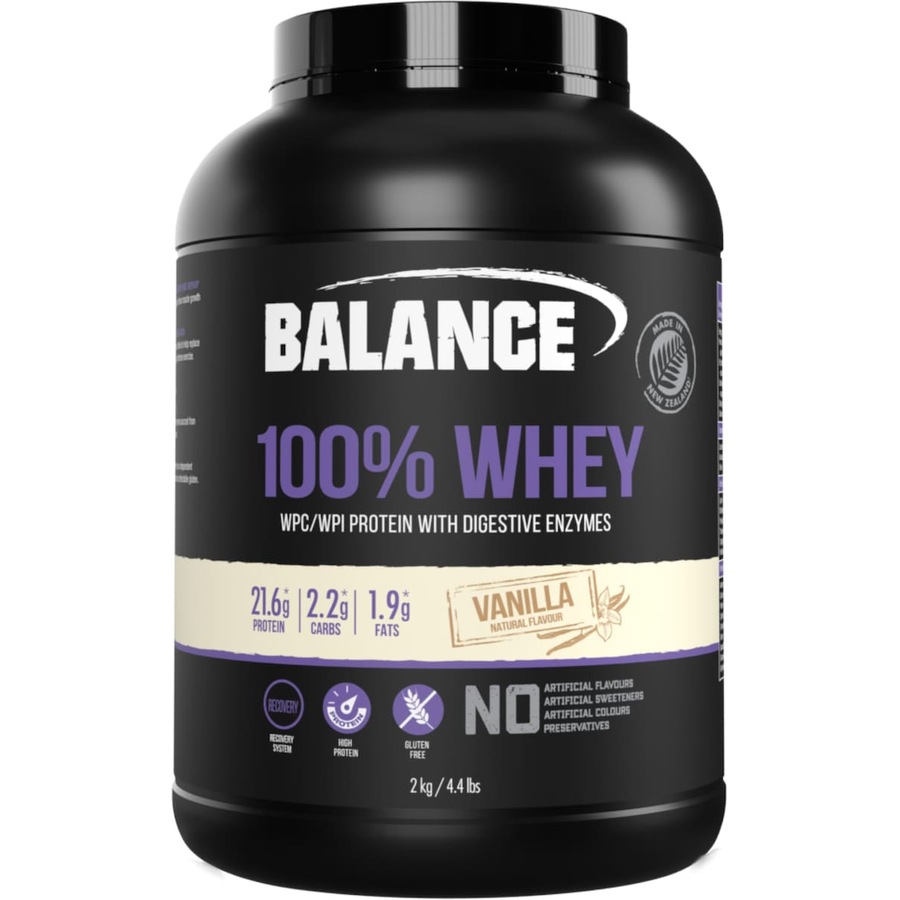 Balance 100% Whey Protein Powder Vanilla 2kg