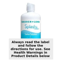 Bausch & Lomb Splash Saline Solution 355ml