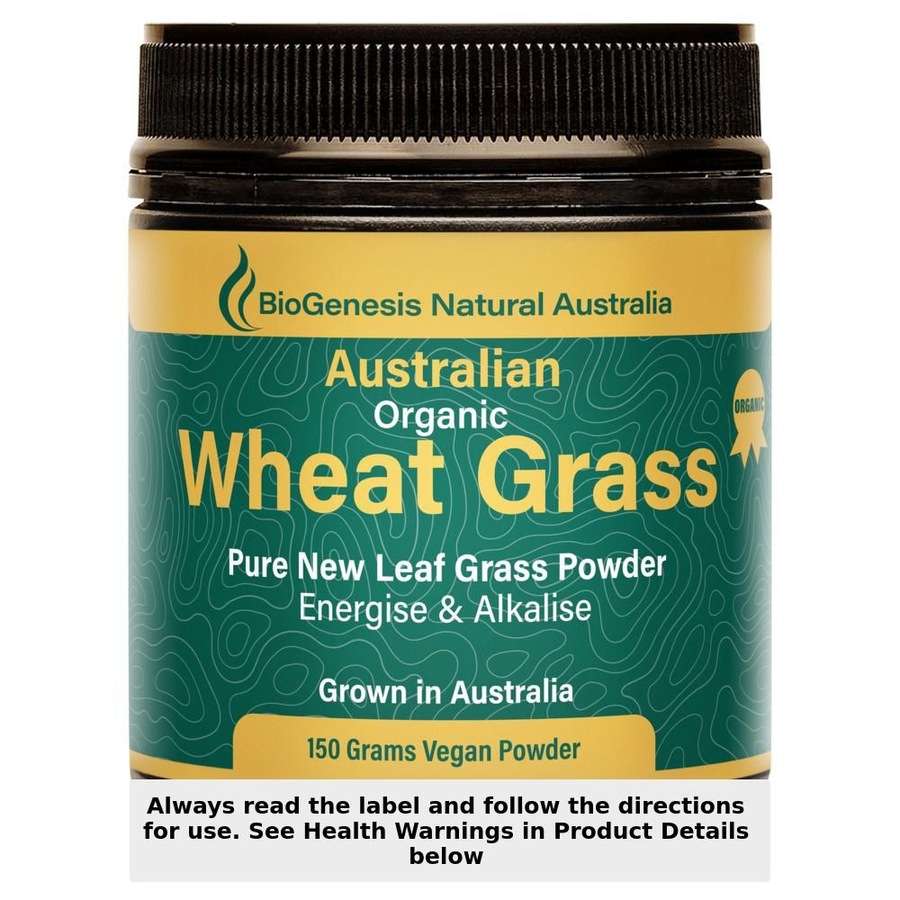 BioGenesis Australian Organic Wheat Grass Powder 150g