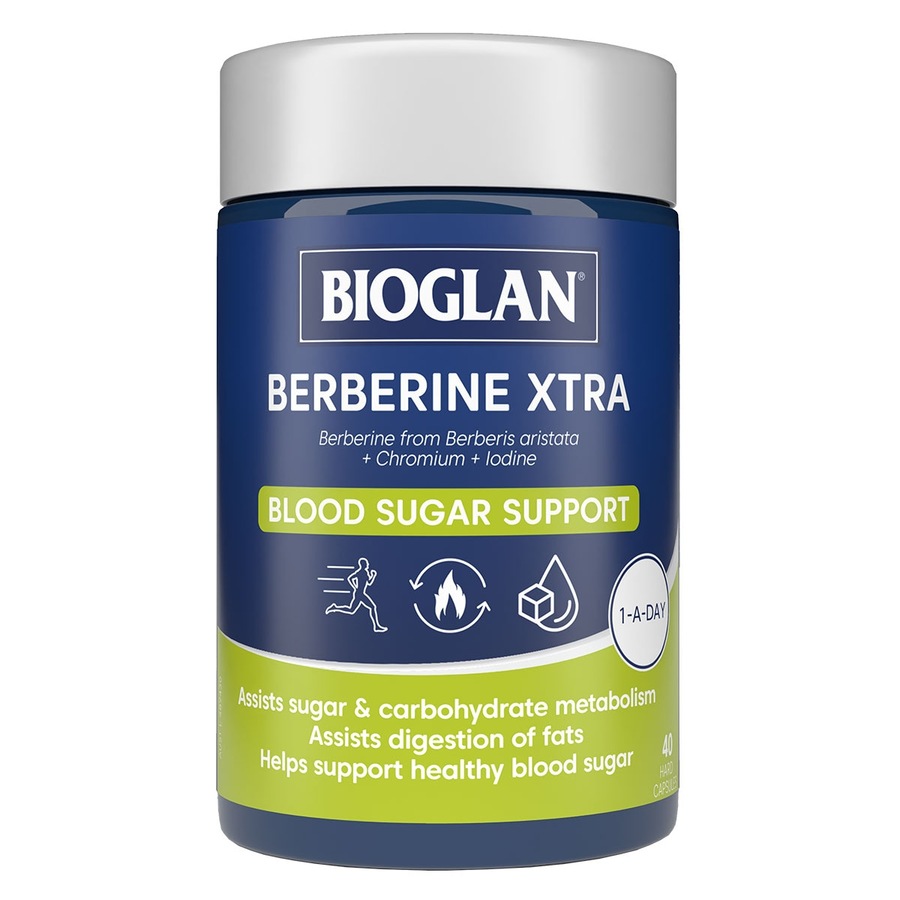 Bioglan Berberine Xtra Blood Sugar Support 40 Capsules