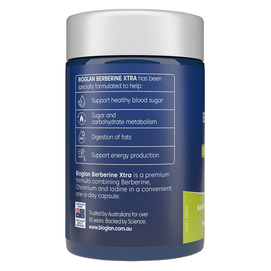 Bioglan Berberine Xtra Blood Sugar Support 40 Capsules