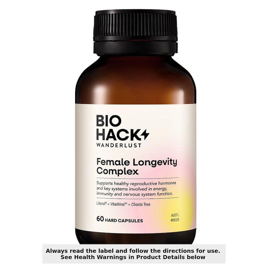 BioHack Wanderlust Female Longevity Complex 60 Capsules