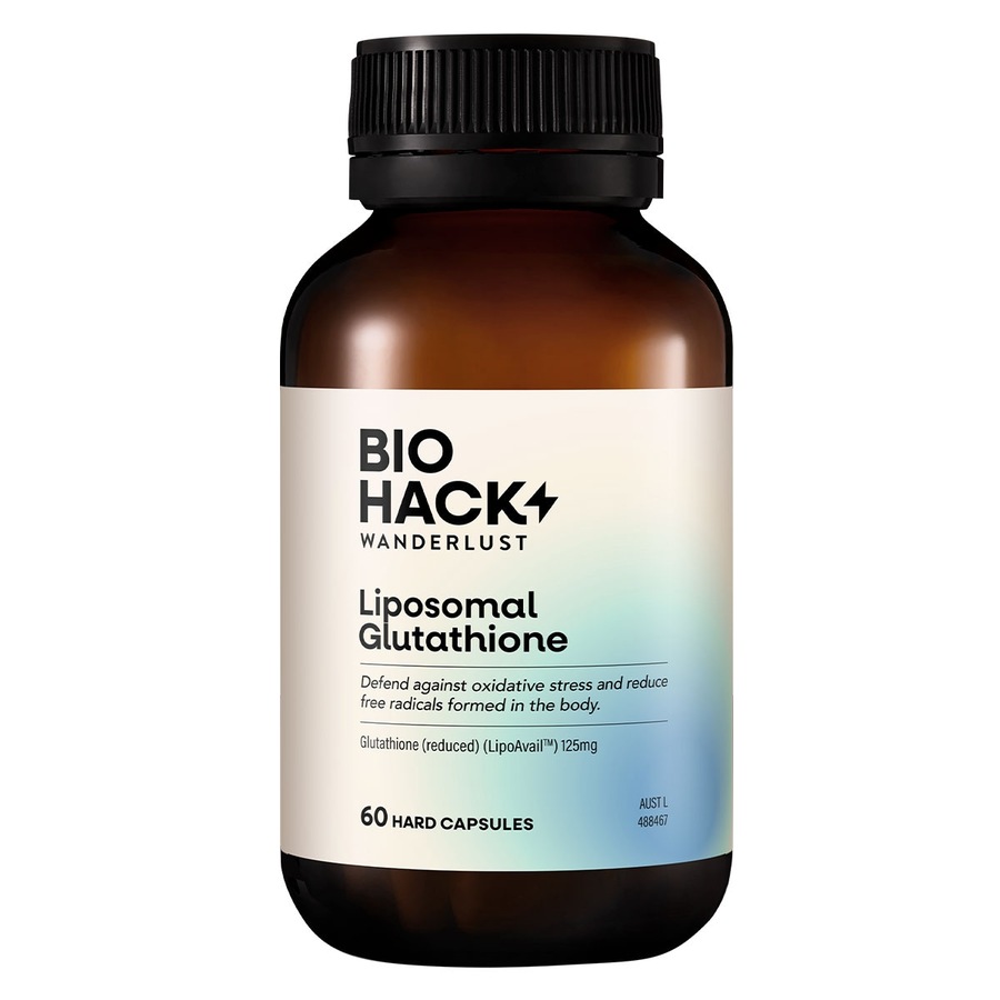 BioHack Wanderlust Liposomal Glutathione 60 Capsules