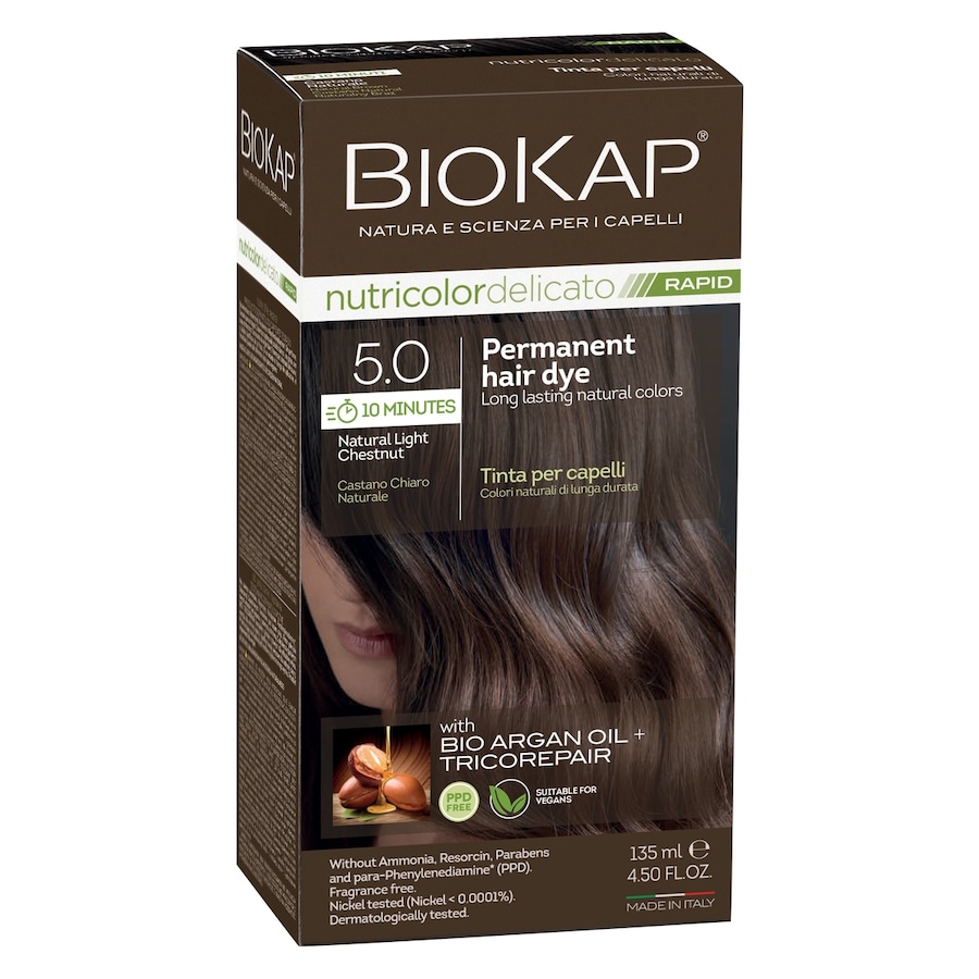 Biokap Nutricolor Delicato Rapid 5.0 Natural Light Chestnut