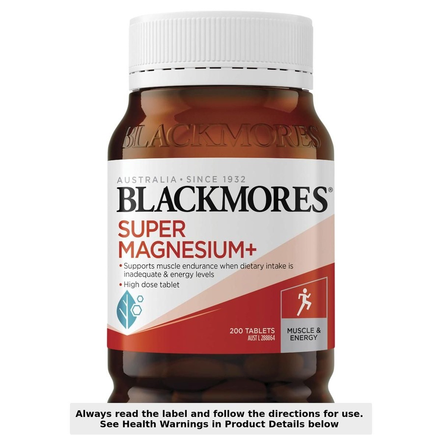 Blackmores Super Magnesium Plus 200 Tablets