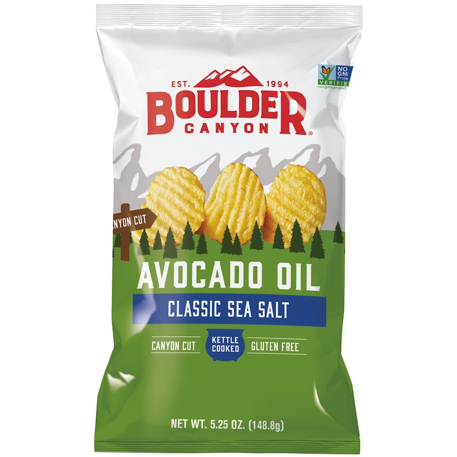 Boulder Canyon Avocado Oil Classic Sea Salt Chips 149g