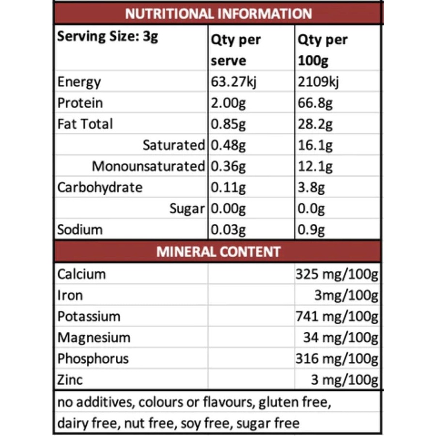 Broth Of Life Organic Dehydrated Lamb Bone Broth 45g