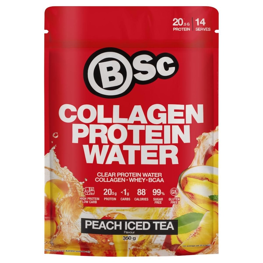 BSc Collagen Protein Water Peach Iced Tea 350g