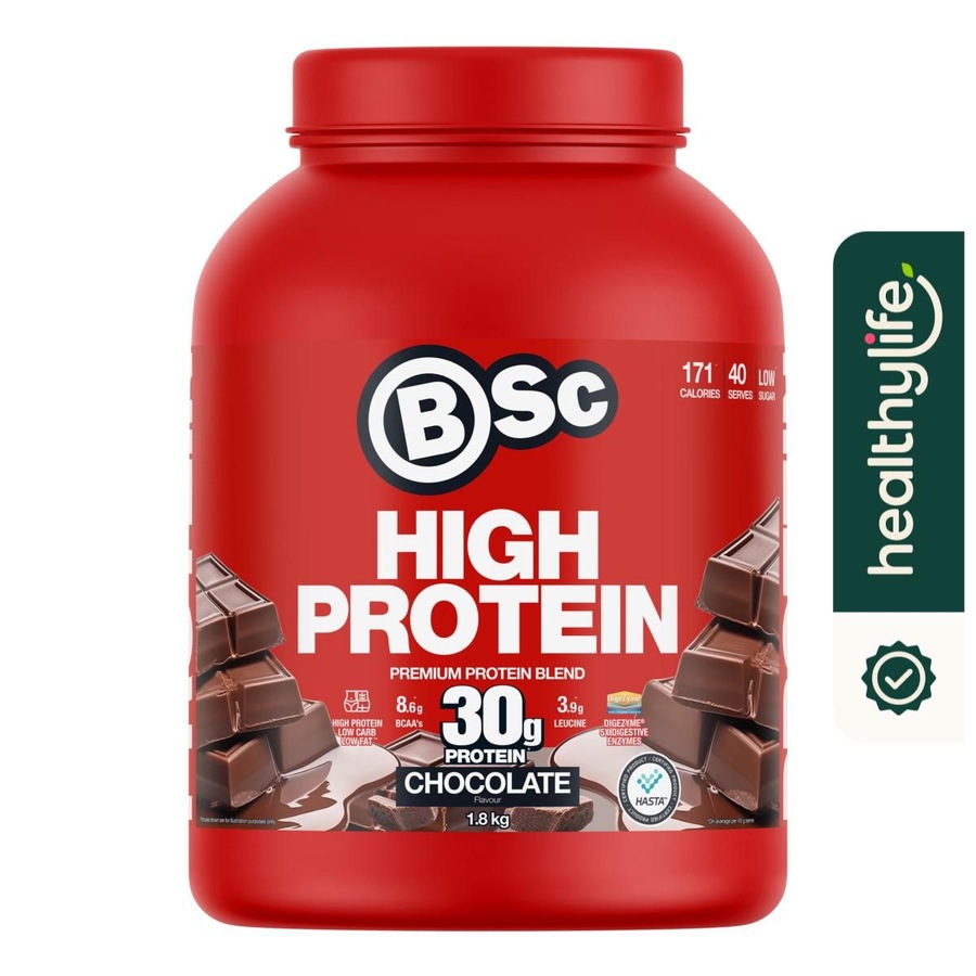 Buy BSc High Protein Powder Chocolate - 1.8kg - Everyday Rewards Shop