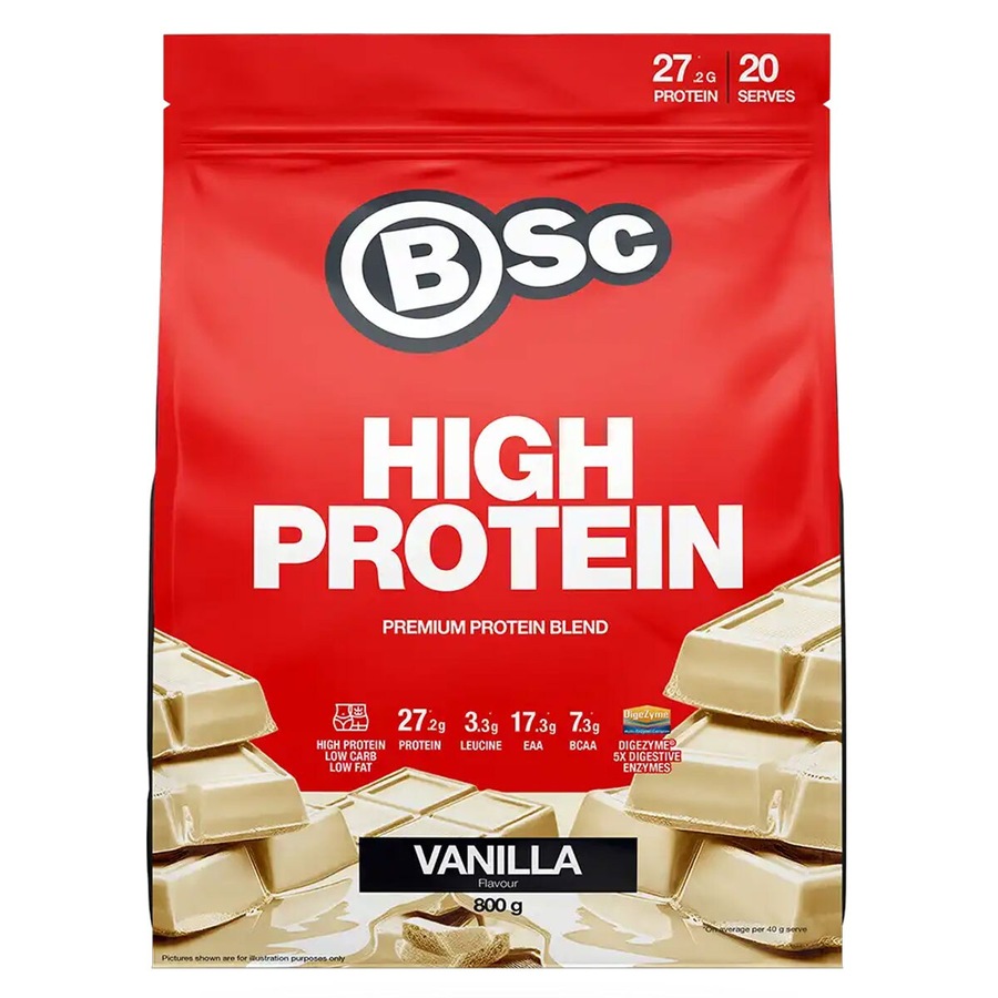 BSc High Protein Powder Vanilla 800g