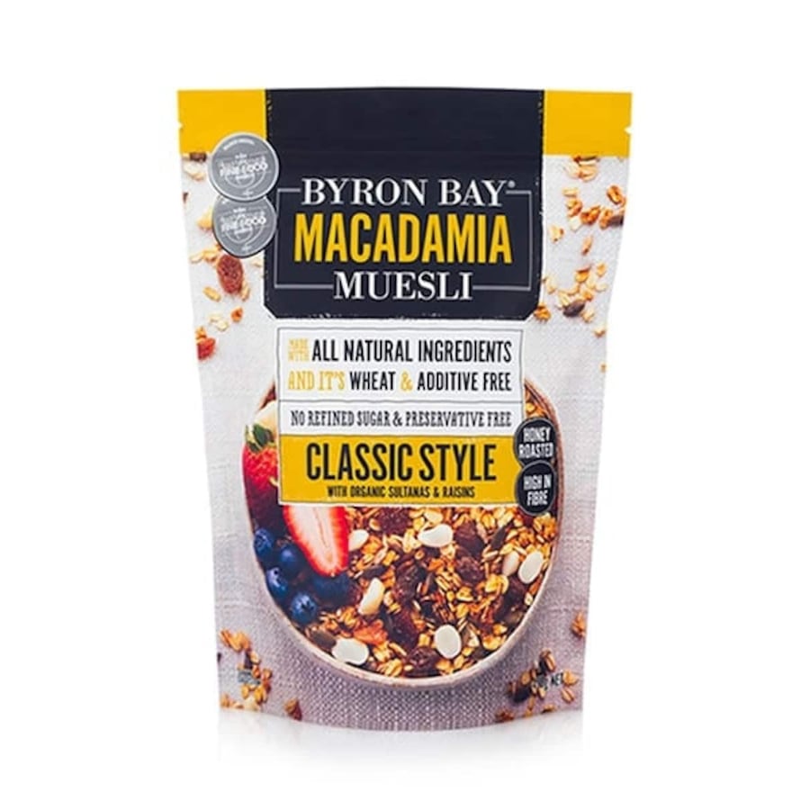Byron Bay Macadamia Muesli Classic Style 450g