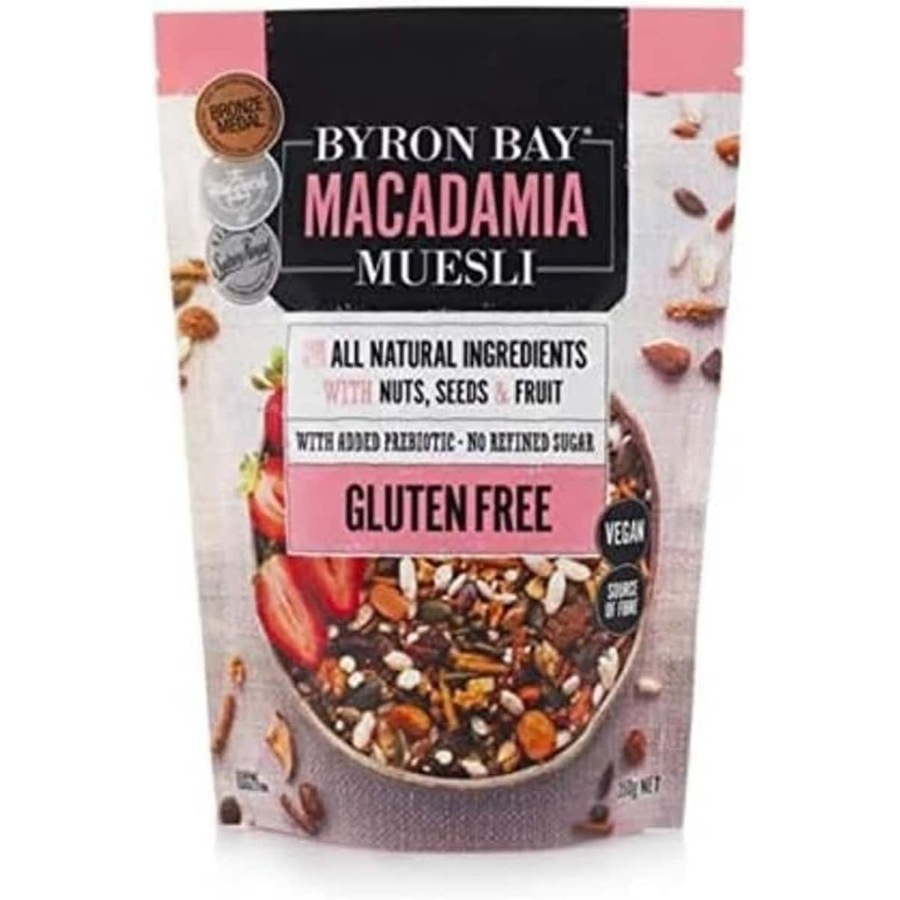 Byron Bay Macadamia Muesli Gluten Free Mix Vegan 350g
