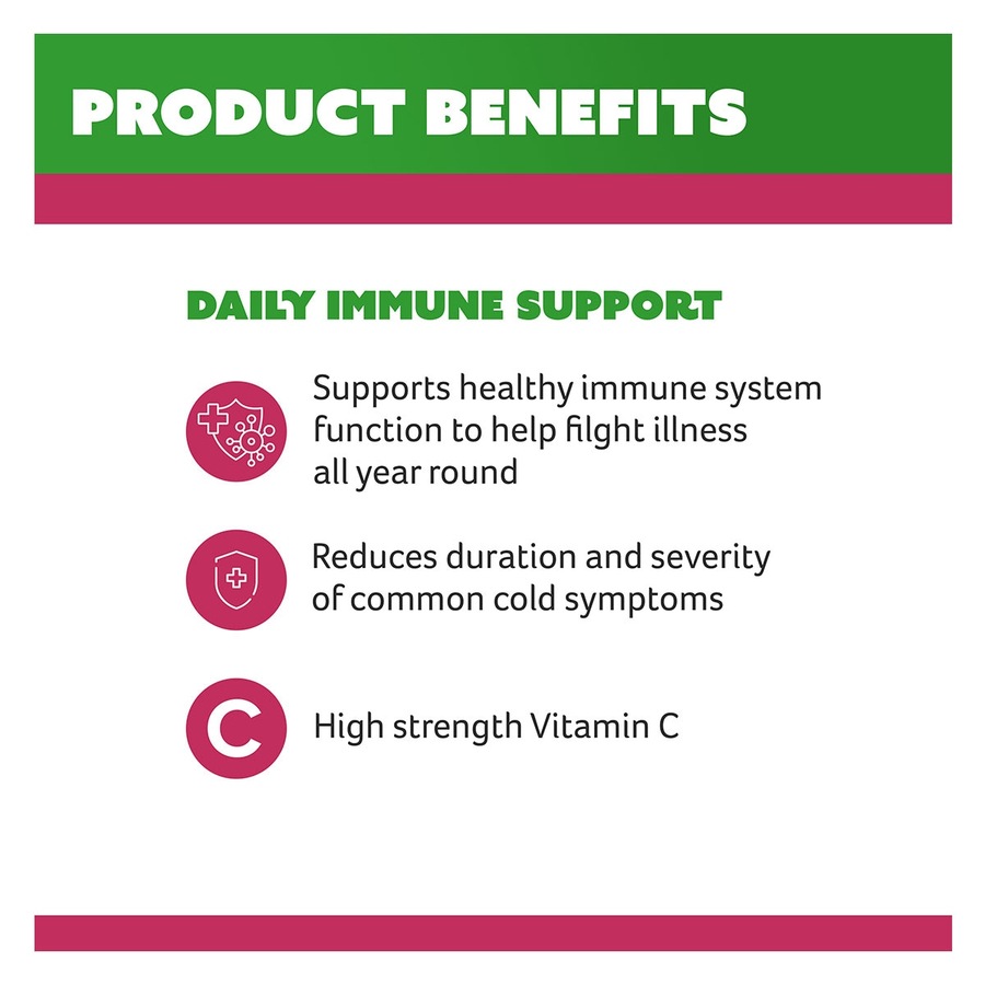 Cenovis Chewable Mega Vitamin C 1000mg Berry 60 Tablets