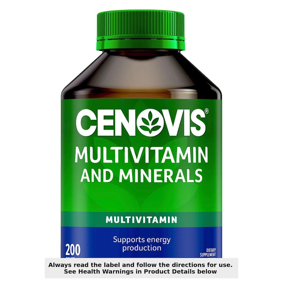 Cenovis Multivitamin & Minerals 200 Tablets (New Formula)