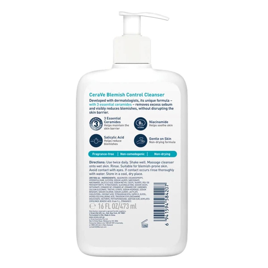 CeraVe Blemish Control Cleanser 437mL