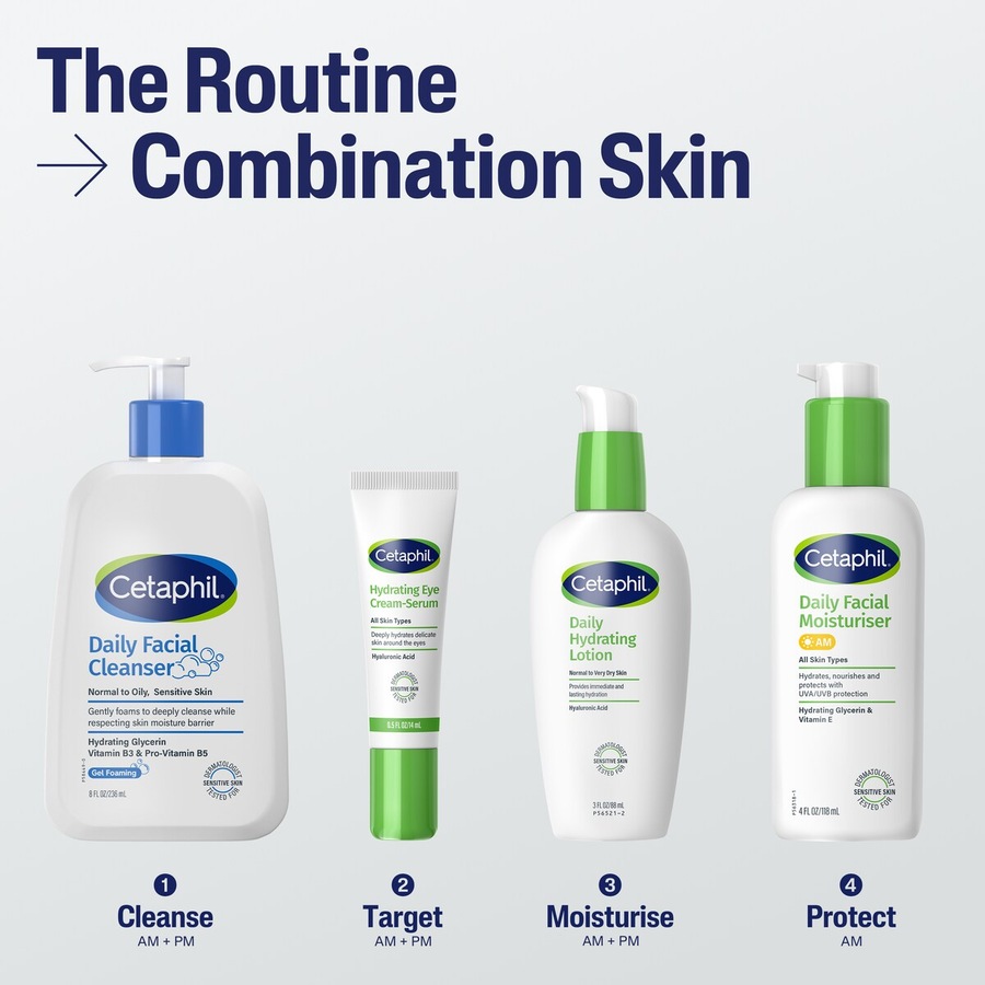 Cetaphil Daily Hydrating Facial Lotion with Hyaluronic Acid 88ml