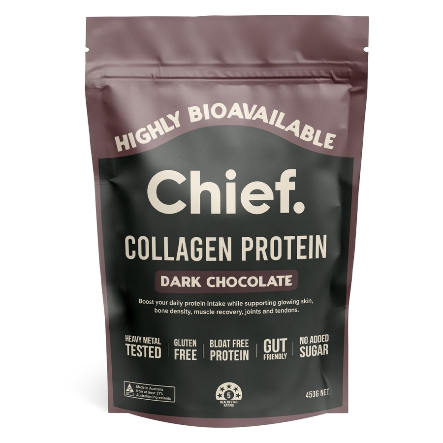 Chief Collagen Protein Powder Dark Choc 450g