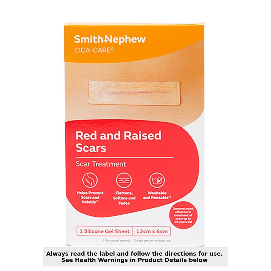 Cica-care Scar Treatment Silicone Gel Sheet 6cm X 12cm Single