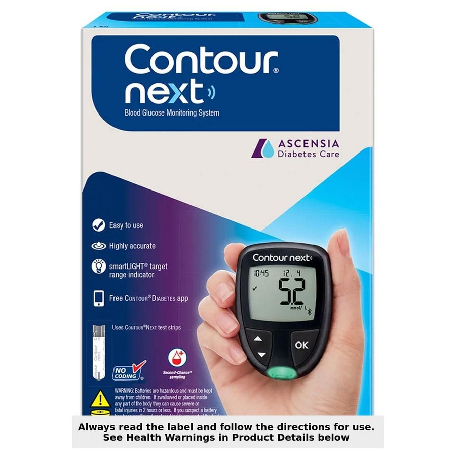 Contour Next Blood Glucose Monitoring System Meter Kit